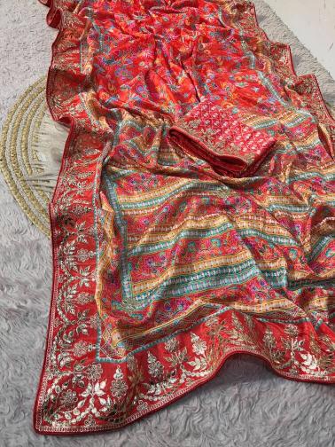 Vinayak digital print high quality saree wholesale